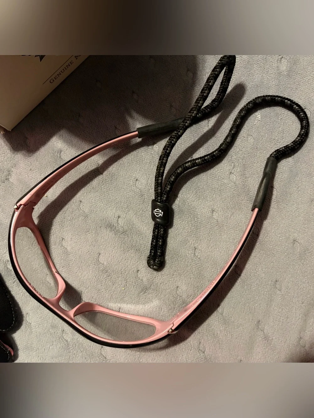 Harley-Davidson Black/Pink Women’s Riding Glasses with Durable Zipper Case